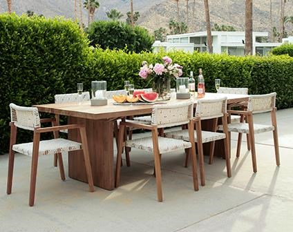 Deeta Outdoor Dining Chair Set Of 2
